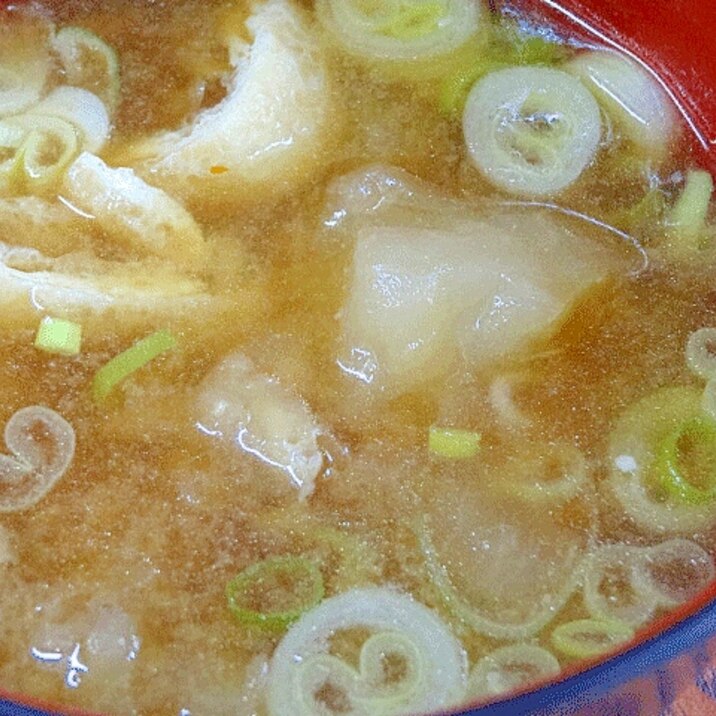 濃厚ウマ味! カニだし「冬瓜のわたの味噌汁」